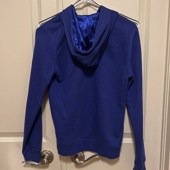 Guess Sequin Logo Hoodie in Royal Blue sz. S - Picture 5 of 5